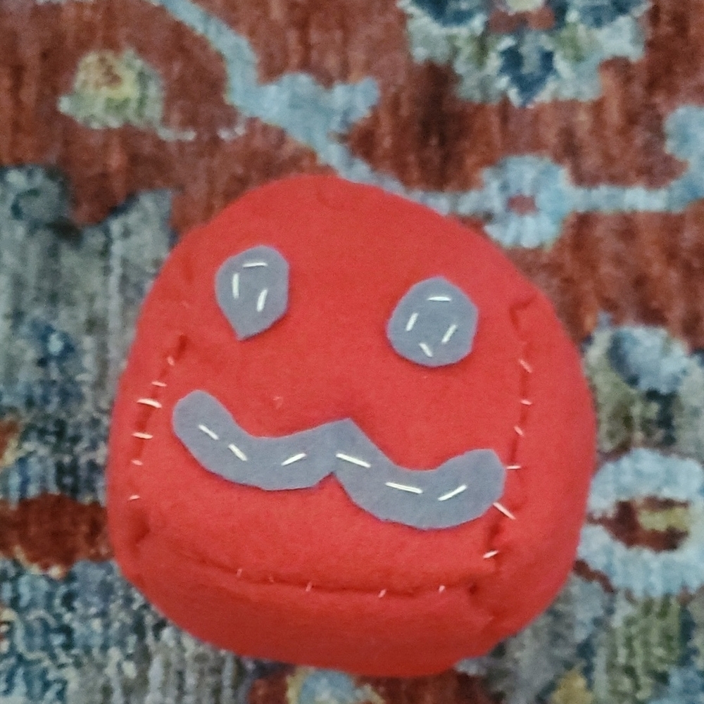 Handmade SlimeCube - Red Happy